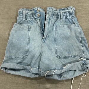 Zara jean shorts high waist
